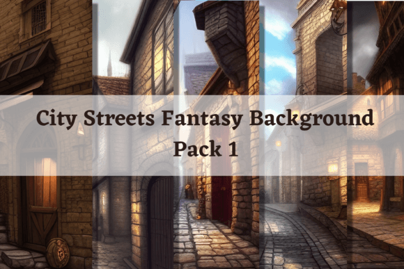 A World of Your Own: The Whimsical Charm of Fantasy Backgrounds City Streets