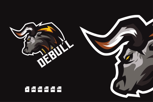 Debull Esport Logo 03: The Foundation for Your Gaming Brand's Identity