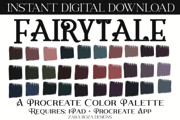 Discover the Fairytale Procreate Color Palette: Your Digital Art Companion