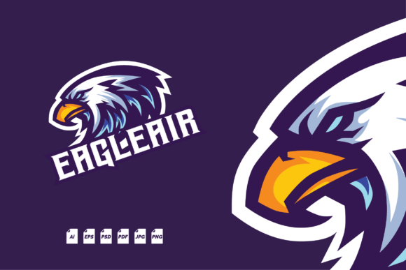 Eagleair Esport Logo 04: Evaluating a Vector Logo for Gaming Identity