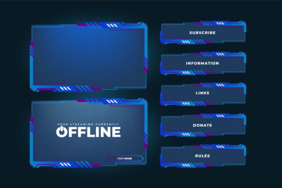 Elevate Your Digital Presence with Futuristic Broadcast Screen Panel Vectors