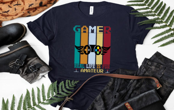 Evaluating the Gamer Real Life is for Amateur T-Shirt Design