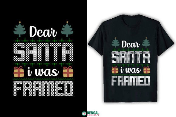 Funny Dear Santa T-Shirt: Humor Meets Holiday Merch