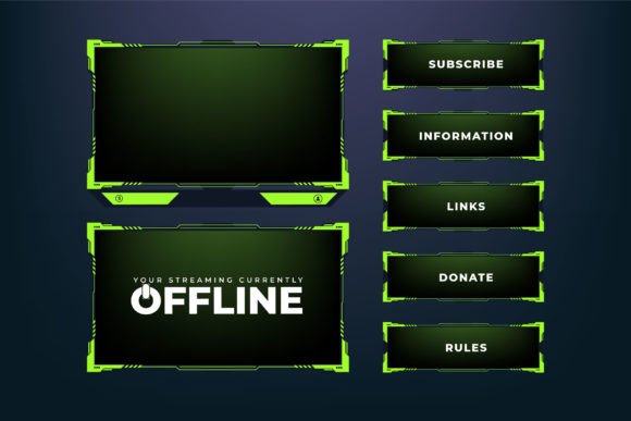 Live Streaming Screen Interface Vector: Your Gateway to Professional Stream Design