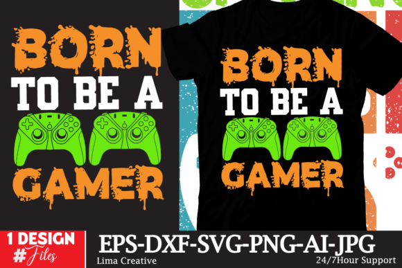The Design Blueprint: Understanding Born to Be a Gamer Sublimation Graphics