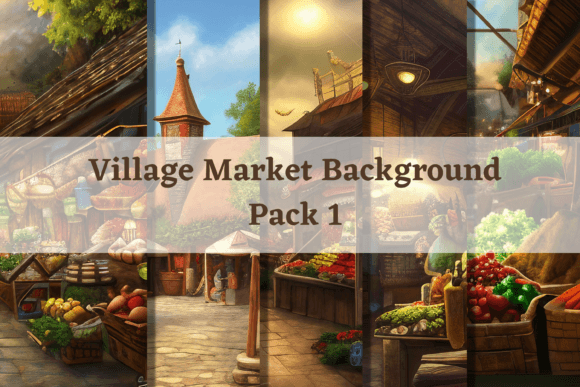 The Digital Marketplace: How Fantasy Art Assets Like the Village Market Pack Are Transforming Creative Work