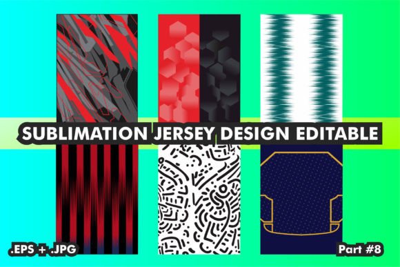 Unlocking Team Identity with Sublimation Jersey Design Editable 8
